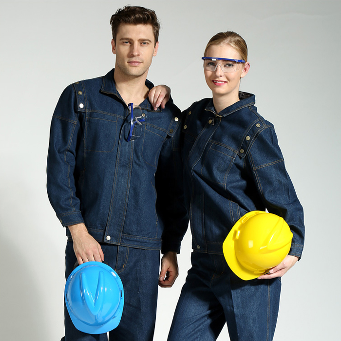 國家電網牛仔服，電焊工作服 JL-NZ001